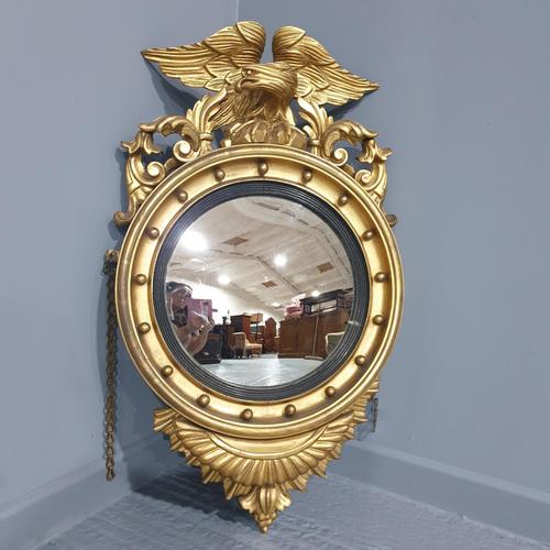 Vintage English Victorian Gilt Mirror For Sale - Image 9 of 9