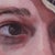 Early 21st Century The Sun's Shade by Shaina Craft | Oil on wood panel close-up of a person's eye and face For Sale - Image 5 of 5