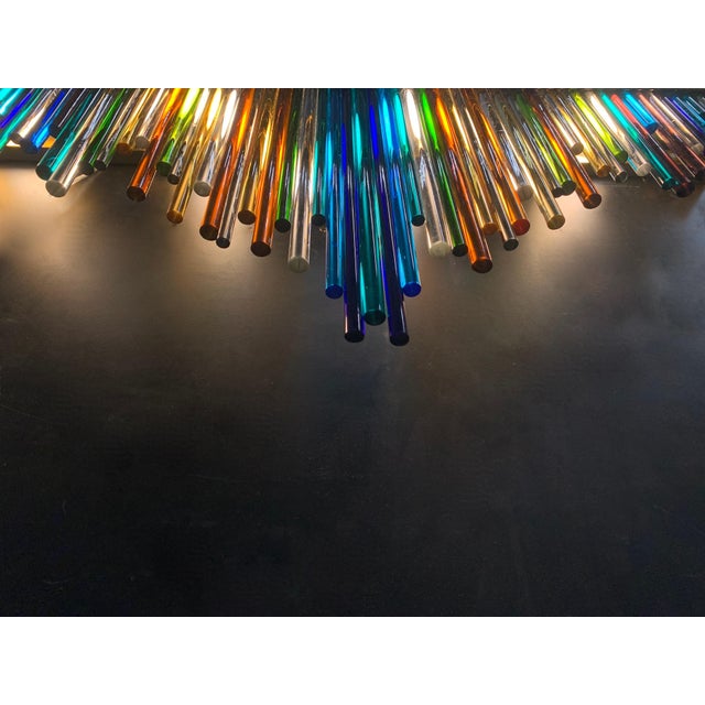 Murano Vibrations Wall Lamp from Enrico Neri, 1960s For Sale - Image 10 of 12