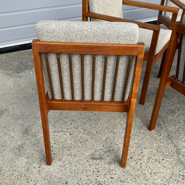 Wood C. 1950s Arden Riddle Mid-Century Dining Chairs - Set/6 For Sale - Image 7 of 11