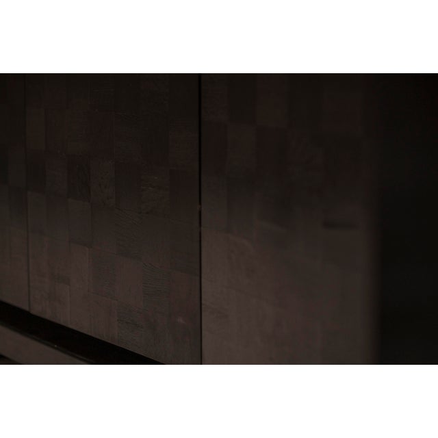 Wood Vintage Brutalist Sideboard by J. Batenburg for Mi, 1970s For Sale - Image 7 of 18