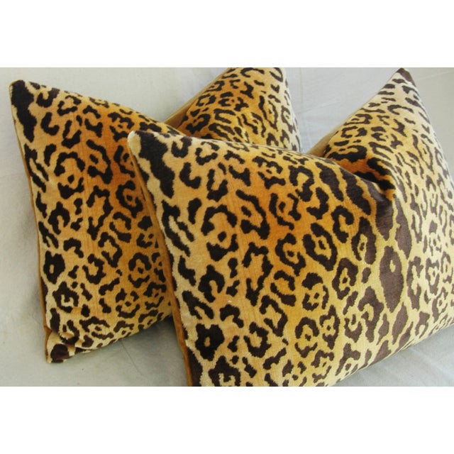 Scalamandre Silk Leopardo Pillows - Pair For Sale In Los Angeles - Image 6 of 8