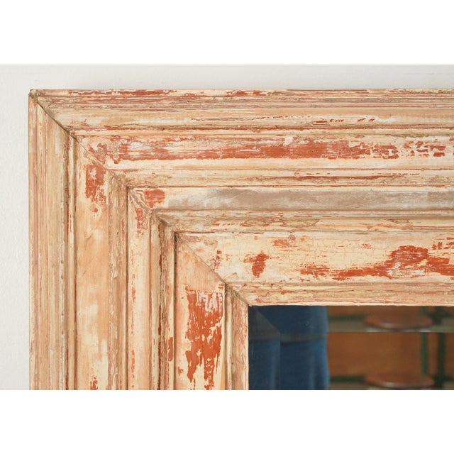 Handcrafted Waldorf Astoria Presidential Molding Beveled Wall Mirror 57.75 X 47.5 In. For Sale - Image 4 of 8