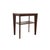 Lovely petite beside table with multi-sided diagonal base. Equipped with discreet mitered pencil drawer with soft-close...