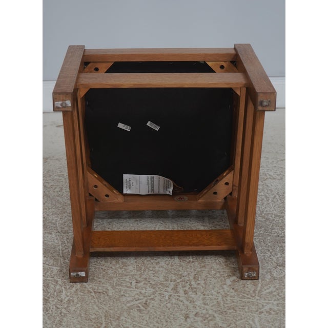 Set of 6 Stickley Mission Oak Arts & Crafts Dining Chairs For Sale - Image 15 of 18