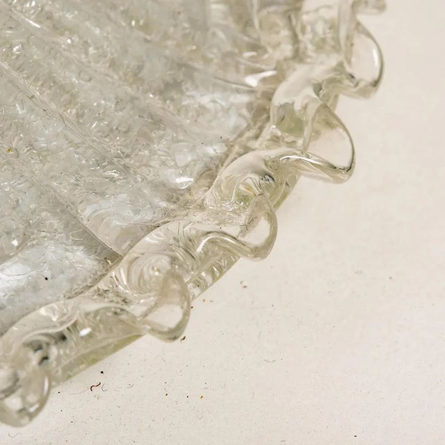 Large Glass Flush Mount from Peill & Putzler, Germany, 1970s For Sale - Image 10 of 13