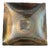 Large Iridescent Art Glass Square Bowl For Sale