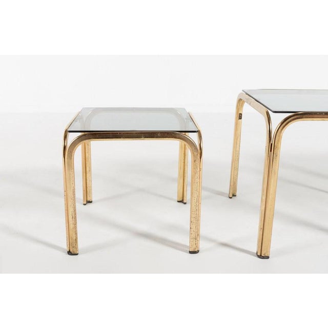 Modern Italian Nesting Side Tables, 1970s For Sale - Image 4 of 8