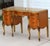 Magnificent Vintage French Provincial Louis XV Rococo Satinwood & Burl Wood Vanity For Sale - Image 4 of 14