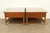 Paul McCobb Style Mid-Century Modern Walnut and Woven Shelf End Tables by Lane, Circa 1960s For Sale - Image 15 of 15
