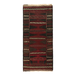 Vintage Afghan Kilim, With Polychromatic Geometric Pattern From Rug & Kilim For Sale