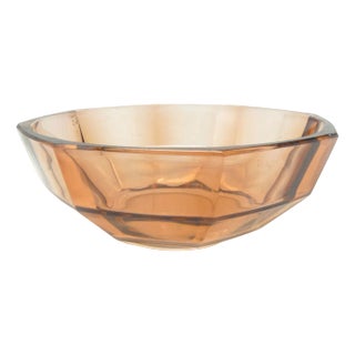 Art Deco Bowl from Val Saint Lambert, Belgium For Sale