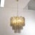 Murano Grey Glass Tronchi Chandelier, 1980s For Sale - Image 4 of 12