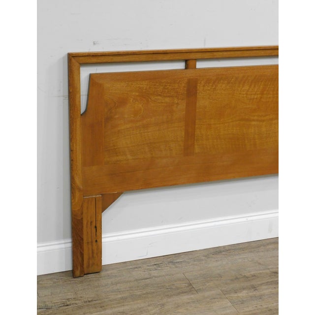 Mid Century Modern Vintage Light Walnut Queen Headboard Chairish
