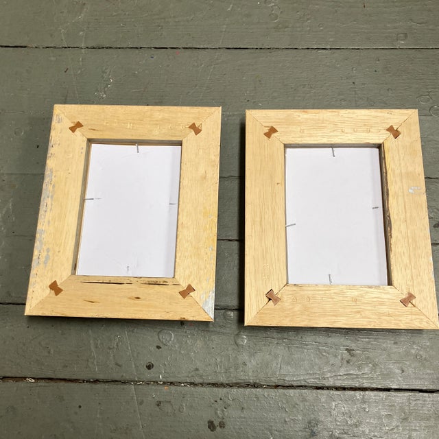 2020s Contemporary Two Original Wayne Cunningham Abstract Marker Drawings on Vintage Registration Cards- Set of Two For Sale - Image 5 of 5