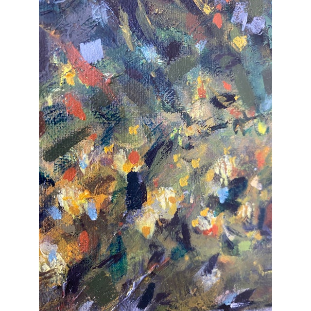 Original Pacific Northwest Landscape Painting – Icicle Ridge, Leavenworth by Francisco Peña – Framed 21” X 17” For Sale In Seattle - Image 6 of 10