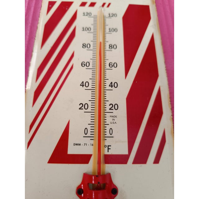 Premium Vintage-Style "Dr. Wells - The Cooler Doctor" Hand-Painted Steel Thermometer Sign For Sale - Image 6 of 13