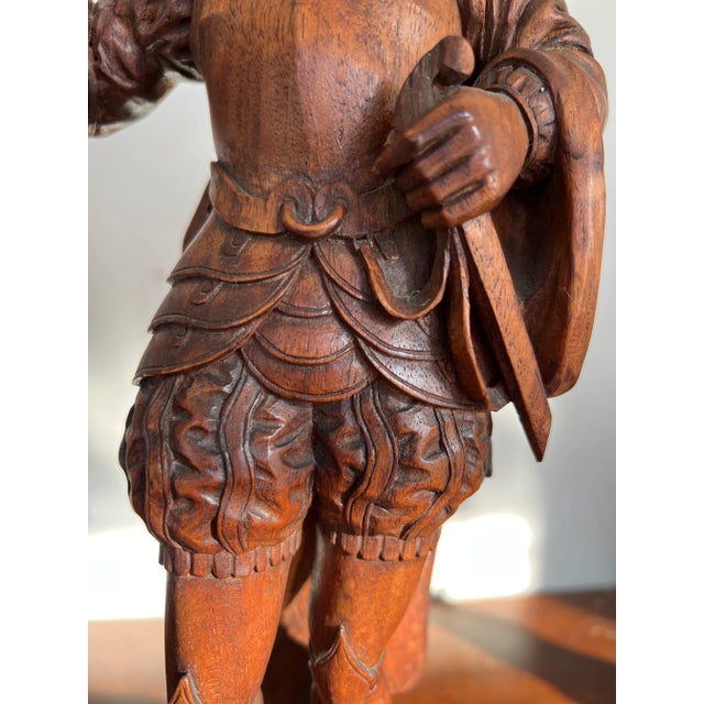 Pair, 19th Century Italian Renaissance Figural Spanish Soldiers or Landsknecht For Sale In Boston - Image 6 of 11
