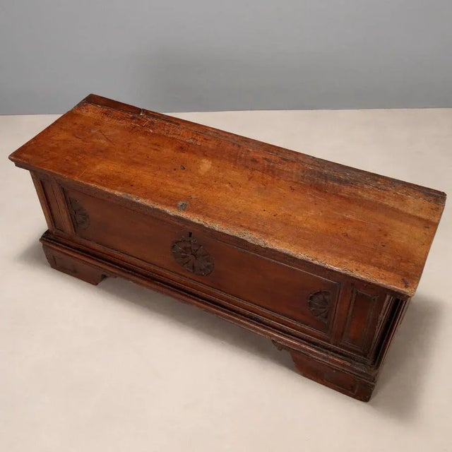 Walnut Chest, Italy, 18th Century For Sale - Image 3 of 11