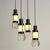 Hanging Light with Four Pendants by Gaetano Missaglia, 1970s For Sale - Image 4 of 16