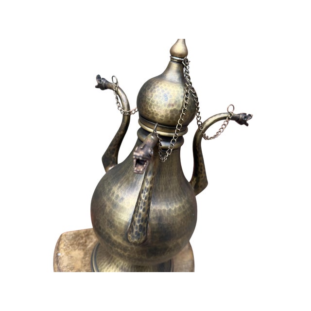 Not Yet Made - Made To Order Hand-Hammered Ewer With Triple Dragon Spouts For Sale - Image 5 of 9