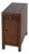 Nora 12 in. W Rectangular Wood 1 Door Narrow End Table with Pull-Out Tray, Walnut For Sale