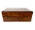 Antique English Victorian Burl Wood Traveling Writing Slope / Lap Desk For Sale - Image 10 of 11