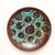 Ceramic Mid-Century Modern Glazed Ceramic Decorative Plate, 1950s For Sale - Image 7 of 8
