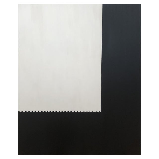 Benna Chu (Meylan), Noir, 1976, Oil on Canvas For Sale