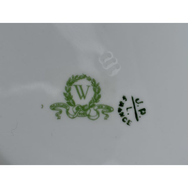 Antique J Pouyat Limoges Porcelain Bowl Wanamakers Hand Painted Poppy Gold For Sale - Image 9 of 10