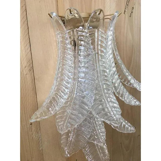 Silver Murano Glass Wall Sconce by Simoeng For Sale - Image 8 of 10