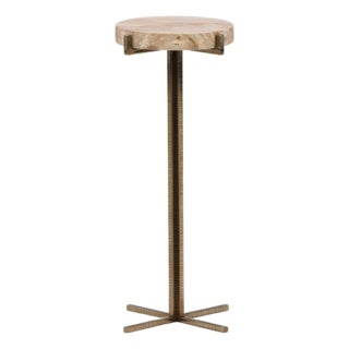 Small Round Deco Side Table For Sale