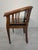 Interwar Wooden Office Chair in Natural Leather, 1890s For Sale - Image 11 of 15