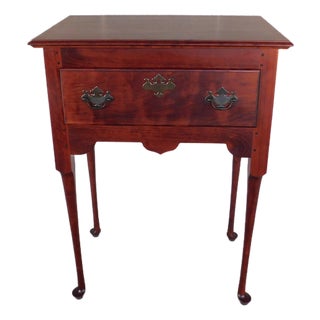 Great Windsor Chair Co Queen Anne Server Accent Table For Sale