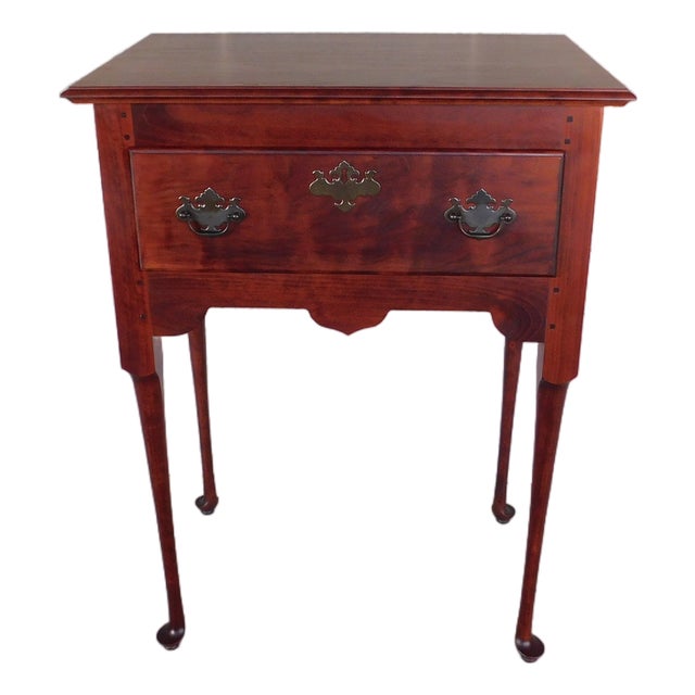 Great Windsor Chair Co Queen Anne Server Accent Table For Sale