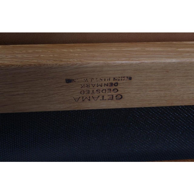 Wood Lounge Chair Model GE-370 attributed to Hans J. Wegner for Getama, 1960s For Sale - Image 7 of 9