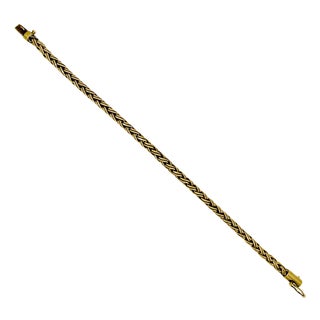 Tiffany & Co. 14k Yellow Gold Wheat-Link Bracelet, 1950s-1960s For Sale