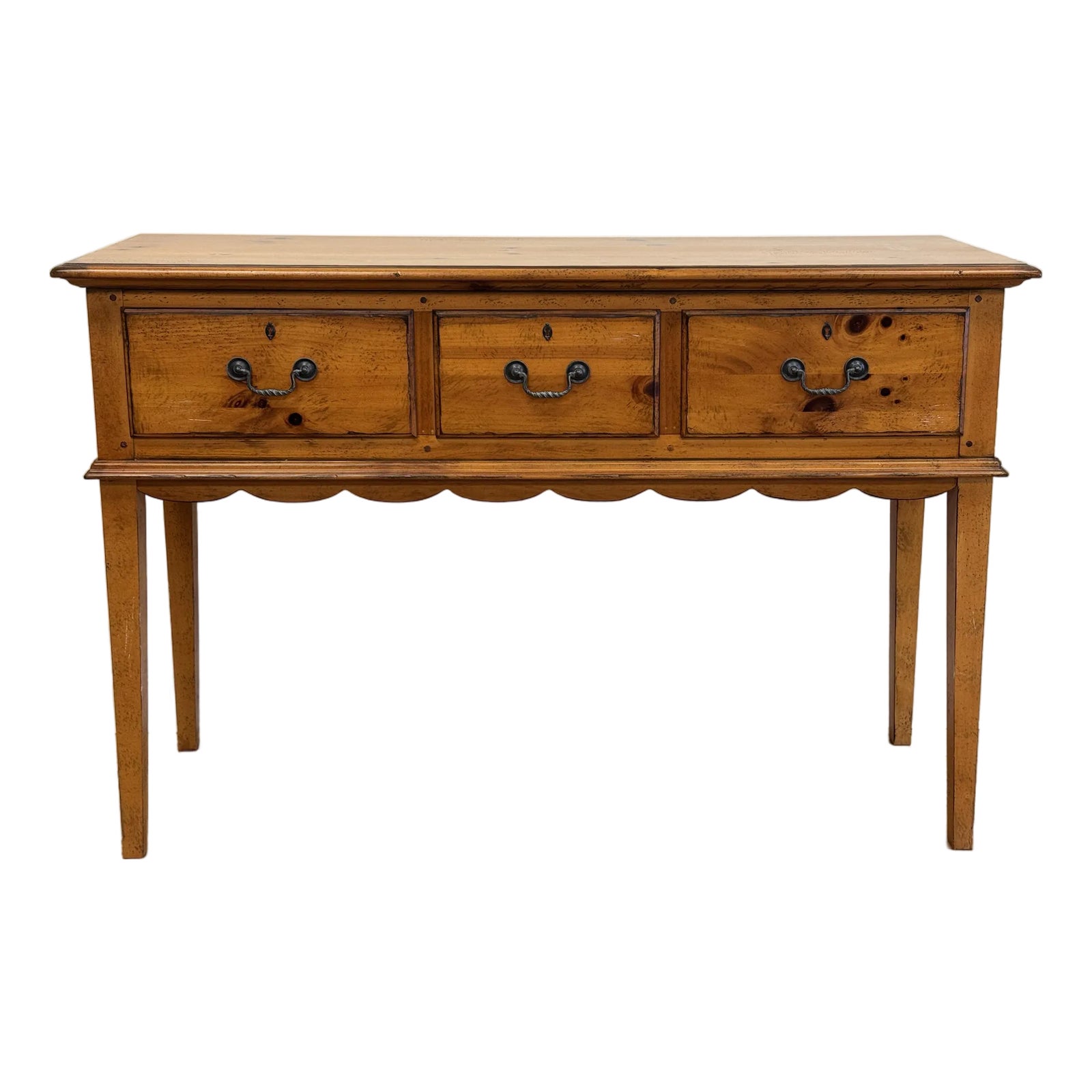 Vintage Drexel Heritage Pinehurst Console Table | Chairish