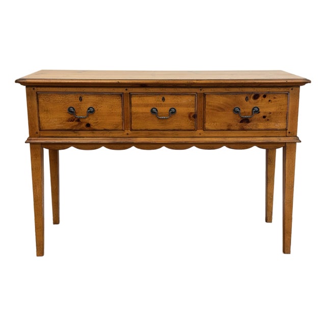 Vintage Drexel Heritage Pinehurst Console Table For Sale