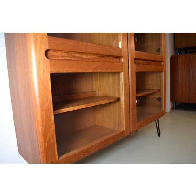 Mid-Century Modern Danish Teak Display Cabinet from Kollund Möbler, 1970s For Sale - Image 3 of 9