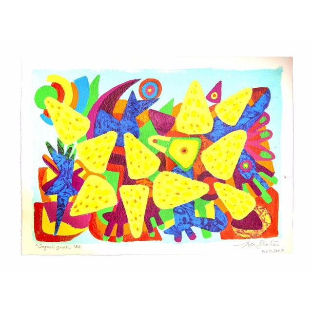 Segnali gialli is an original Contemporary artwork realized in 1988 by the Italian Contemporary artist Leo Guida (1992 -...