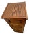 1980s Vintage Tiger Oak File Cabinet Four Drawers, Paneled Sides, Rare Letter Size For Sale - Image 5 of 12