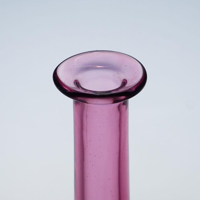 Mid-Century Modern Vintage Art Glass Vase by Seguso Vetri d'Arte Murano For Sale - Image 3 of 7