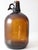 Amber Vintage Mid-Century One-Gallon Amber Glass Jug For Sale - Image 8 of 16