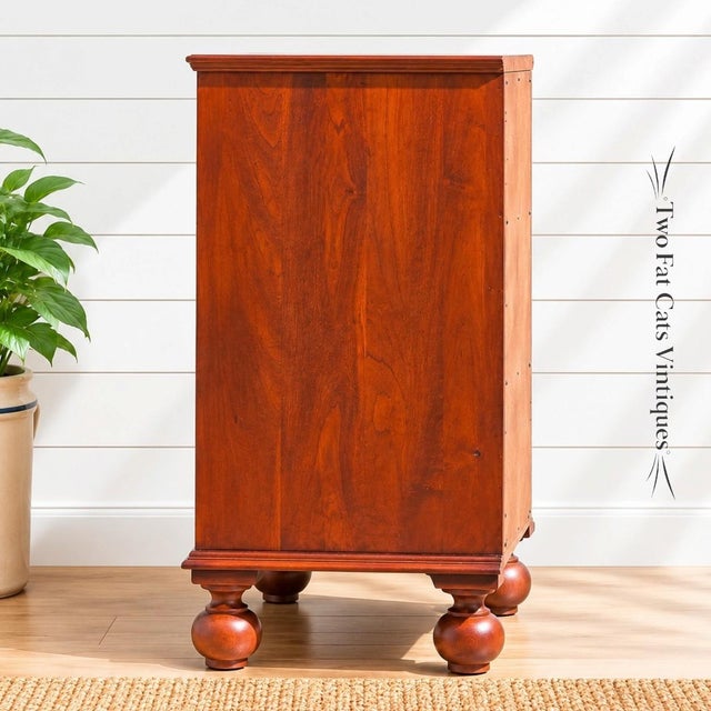 Lexington Furniture Lexington Furniture Bob Timberlake Collection "Caroline" Cherry Bachelor Chest | Style #: 833-221 | Vintage For Sale - Image 4 of 13
