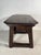 Spanish Castilian Carved Wood Side Table with Iron Hardware, 1910 For Sale - Image 4 of 15