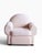 Art Deco Shearling Club Chair and Ottoman, 1980s For Sale In Philadelphia - Image 6 of 10