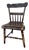 Antique Paint Decorated Pennsylvania Kitchen Windsor Side Chair For Sale