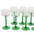 Vintage Alsace Wine Glasses with Green Stems from Luminarc, 1970s, Set of 10 For Sale - Image 16 of 18