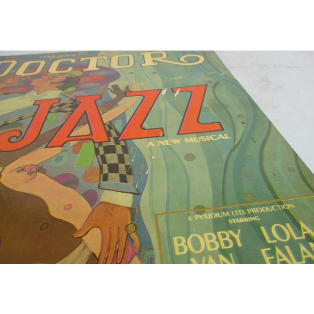 Original Poster Doctor Jazz Broadway Musical 1975 Rare Art For Sale In New York - Image 6 of 9